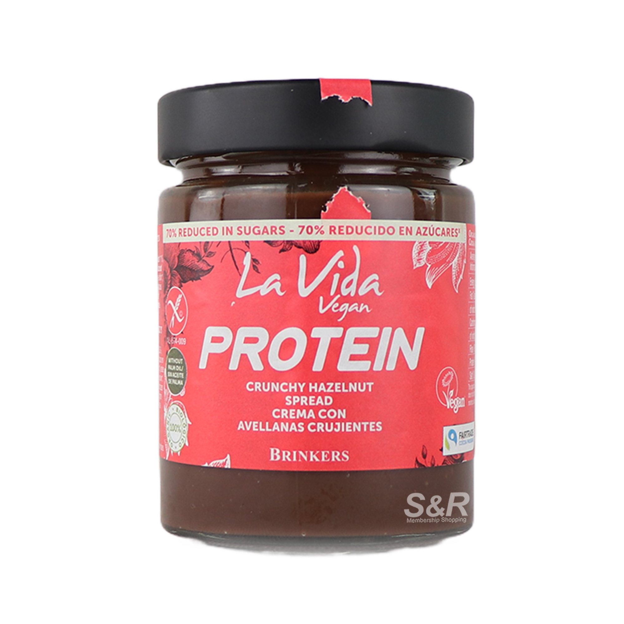 La Vida Vegan Protein Crunchy Hazelnut Spread 270g